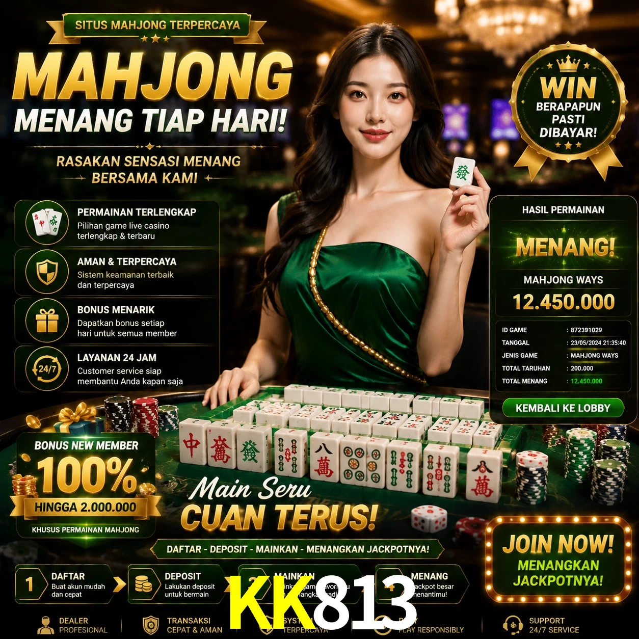 Cashback VIP KK813 - reembolso semanal